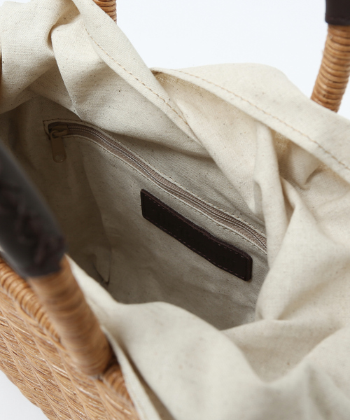 The Bagmati（ザバグマティ）の「●BAGMATI ラタンミニトート（トートバッグ・レディース・ブラック・フリー）」の8枚目の写真