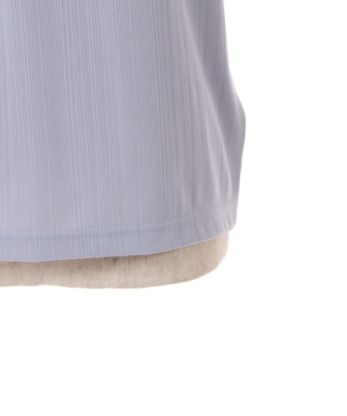 axes femme（アクシーズファム）の「フラワーレースパフ袖リブプルオーバー（Tシャツ/カットソー・レディース・ピンク/キナリ/サックスブルー・FREE）」の22枚目の写真