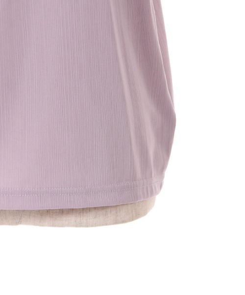 axes femme（アクシーズファム）の「フラワーレースパフ袖リブプルオーバー（Tシャツ/カットソー・レディース・ピンク/キナリ/サックスブルー・FREE）」の13枚目の写真