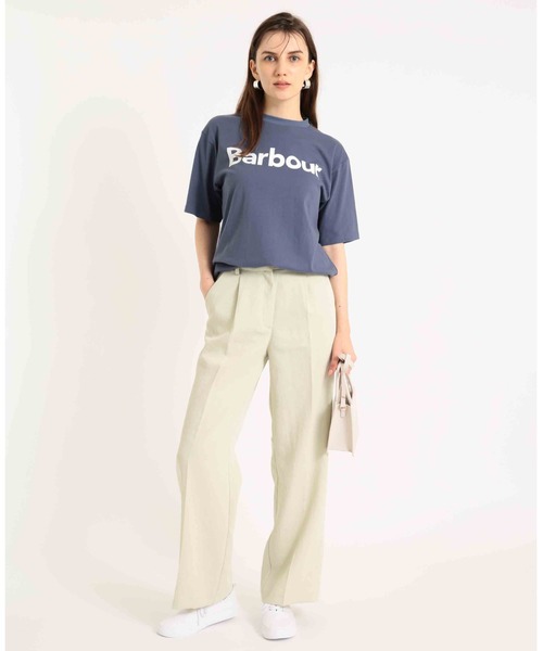 Barbour(バブアー)の「"JAPAN LIMITED" ビーコン ロゴTシャツ(オーバーサイズフィット)(Tシャツ/カットソー・メンズ・ブラック/ホワイト/ライトブルー/グリーン・L/XL/S/M)」の22枚目の写真