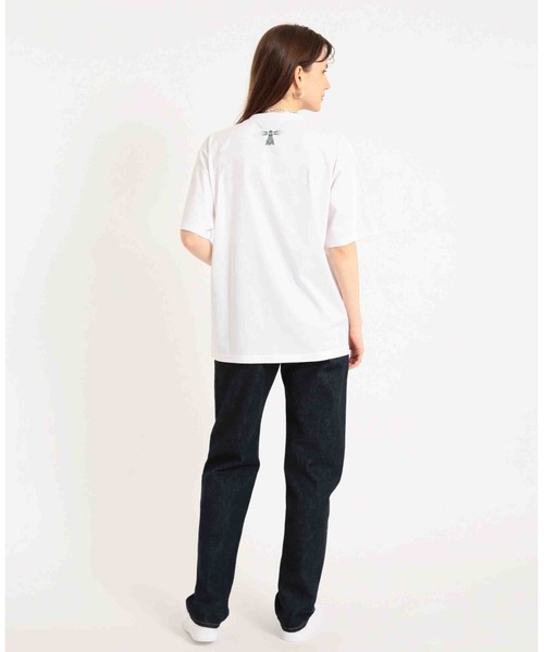 Barbour(バブアー)の「"JAPAN LIMITED" ビーコン ロゴTシャツ(オーバーサイズフィット)(Tシャツ/カットソー・メンズ・ブラック/ホワイト/ライトブルー/グリーン・L/XL/S/M)」の6枚目の写真