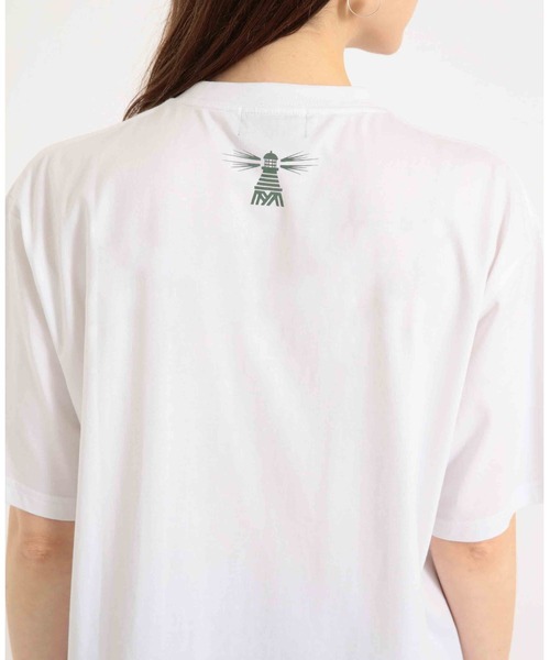 Barbour(バブアー)の「"JAPAN LIMITED" ビーコン ロゴTシャツ(オーバーサイズフィット)(Tシャツ/カットソー・メンズ・ブラック/ホワイト/ライトブルー/グリーン・L/XL/S/M)」の8枚目の写真