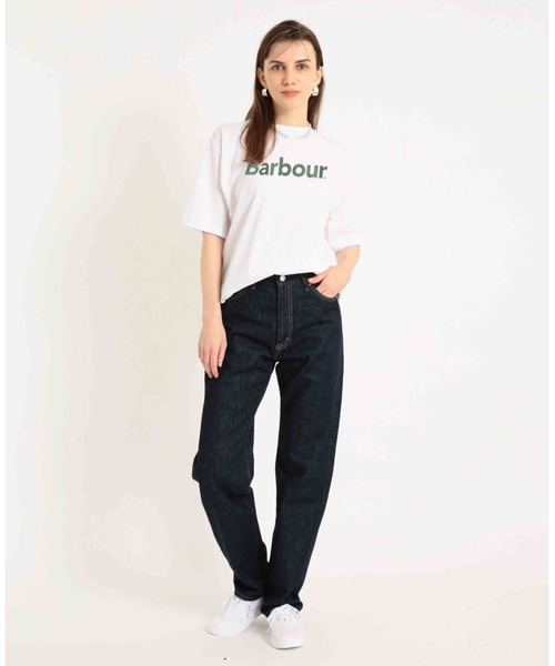 Barbour(バブアー)の「"JAPAN LIMITED" ビーコン ロゴTシャツ(オーバーサイズフィット)(Tシャツ/カットソー・メンズ・ブラック/ホワイト/ライトブルー/グリーン・L/XL/S/M)」の5枚目の写真