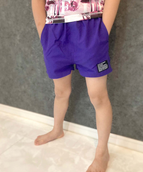 THE CASUAL（カジュアル）の「水陸両用　ハーフパンツ（水着・キッズ・ブラック/グレー系その他/ダークパープル/オレンジ系その他/ベージュ系その他/ダークネイビー/ベージュ系その他2/グリーン系その他2/グリーン系その他3/カーキ系/ブルー系その他/グリーン系その他・110cm/120cm/130cm/140cm/150cm/160cm）」の11枚目の写真