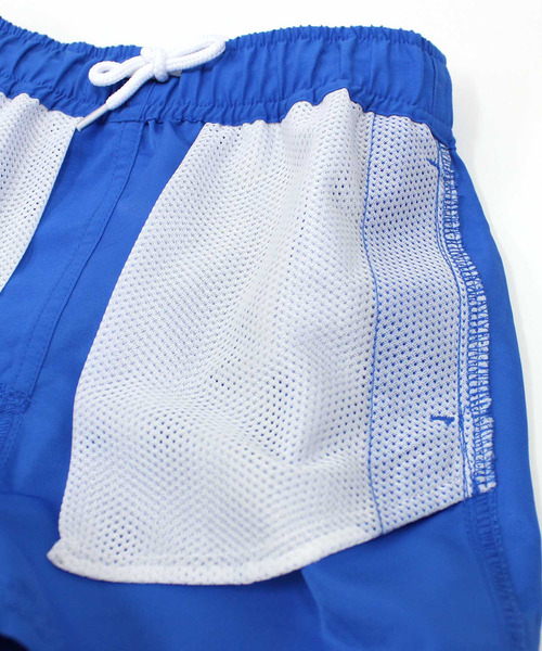 THE CASUAL（カジュアル）の「水陸両用　ハーフパンツ（水着・キッズ・ブラック/グレー系その他/ダークパープル/オレンジ系その他/ベージュ系その他/ダークネイビー/ベージュ系その他2/グリーン系その他2/グリーン系その他3/カーキ系/ブルー系その他/グリーン系その他・110cm/120cm/130cm/140cm/150cm/160cm）」の21枚目の写真