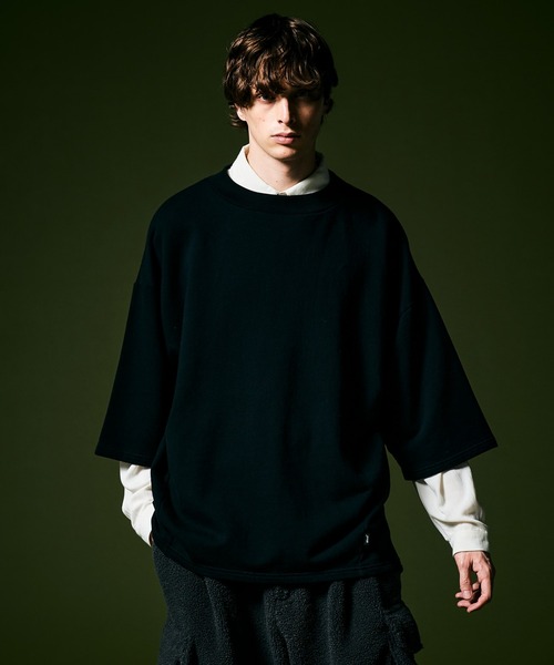 glamb(グラム)の「Re-Shaped Sweat / リシェイプドスエット(スウェット・メンズ・ネイビー/グレー/ブラック・M/L/S)」の18枚目の写真