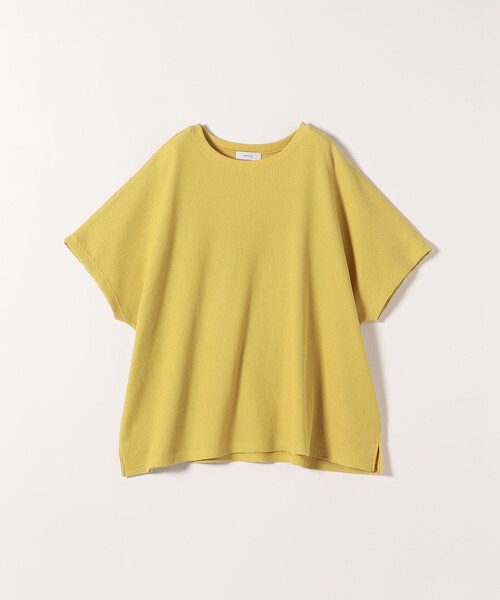 SHIPS any(シップス エニィ)の「SHIPS any:〈洗濯機可能〉ワッフル ワイド TEE(Tシャツ/カットソー・レディース・チャコールグレー/ライトグレー/ホワイト/ブラック/キャメル/イエロー/ブラウン/ライトグレー系1・ONE SIZE)」の14枚目の写真
