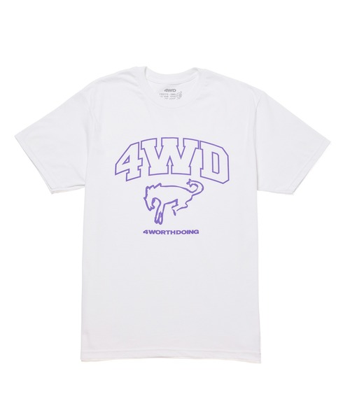 4WD（フォーワースドゥーイング）の「【4WD/4 WORTH DOING/フォー・ワース・ドゥーイング】 BRONCO MASCOT TEE ブロンコマスコット ショートスリーブTシャツ（Tシャツ/カットソー・メンズ・ダークグリーン/ホワイト・M/L/XL）」の11枚目の写真