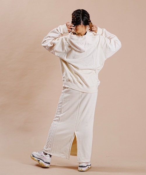 BILLABONG(ビラボン)の「BILLABONG/ビラボン スウェットスカート タイト スリット BD014-618(スカート・レディース・ブラック/ホワイト・L/M)」の7枚目の写真