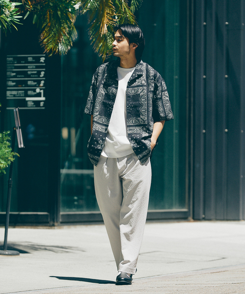 THE NORTH FACE(ザノースフェイス)の「【THE NORTH FACE / ザ ノースフェイス】S/S Aloha Vent シャツ(シャツ/ブラウス・メンズ・ブラック系その他/ブラック/ネイビー・LARGE/X-LARGE)」の4枚目の写真