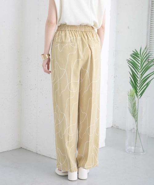 KBF（ケイビーエフ）の「ドローイングプリントパンツ（その他パンツ・レディース・ブルー系その他/ベージュ系その他/ブラック系その他・ONE）」の11枚目の写真