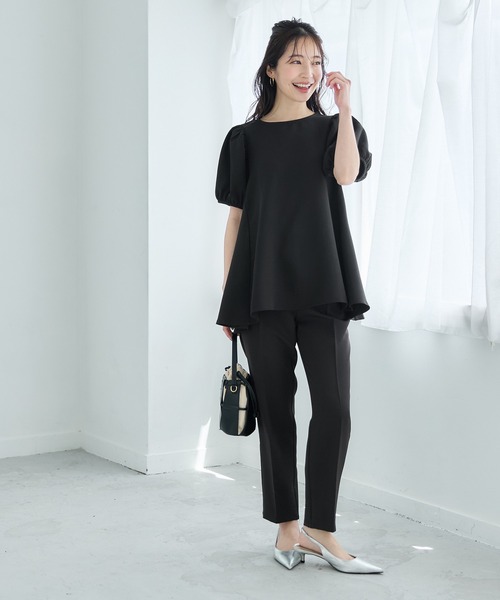 CELINE \"テーパードスラックス\" quaranciel スラックス パンツ quaranciel:「洗濯機可能
