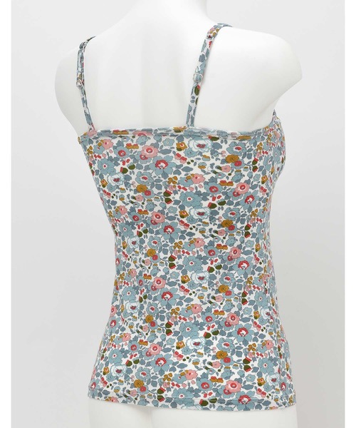 une nana cool（ウンナナクール）の「MADE WITH LIBERTY FABRIC カップ付きキャミソール（その他アンダーウェア/インナー・レディース・クリーム/ブルー/サックスブルー/ピンク・M/L）」の10枚目の写真