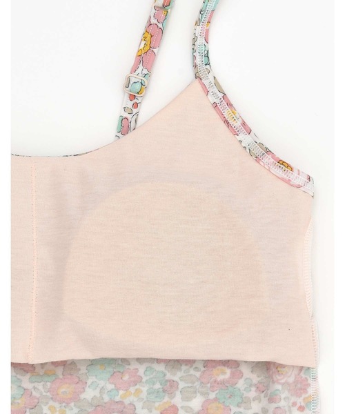 une nana cool（ウンナナクール）の「MADE WITH LIBERTY FABRIC カップ付きキャミソール（その他アンダーウェア/インナー・レディース・クリーム/ブルー/サックスブルー/ピンク・M/L）」の5枚目の写真