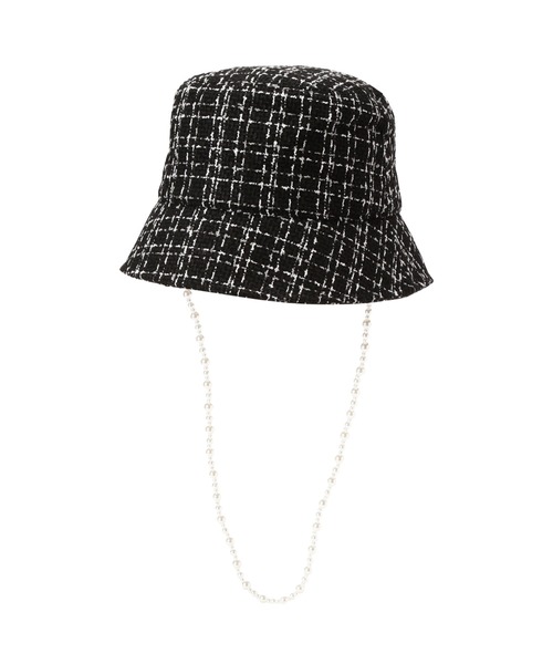 FREE'S MART（フリーズマート）の「パール付きニットバケットハット（ハット・レディース・ブラック系その他・ﾌﾘ-）」の8枚目の写真