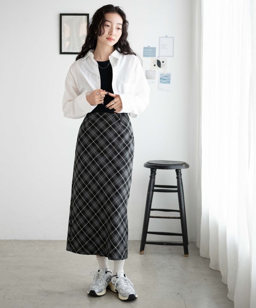 WEGO（ウィゴー）の「WEGO/アウトポケットクロップドシャツ（シャツ/ブラウス・レディース・ホワイト/ブルー系その他4・FREE）」の12枚目の写真