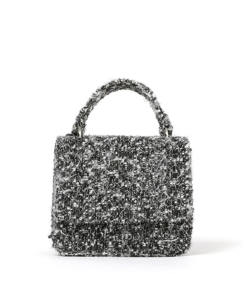 LOWRYS FARM(ローリーズファーム)の「ツイードチェーンショルダーBAG 966006(ショルダーバッグ・レディース・ブラック/グリーン・FREE)」の5枚目の写真