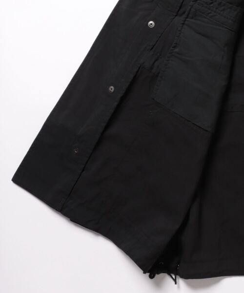 ARMY TWILL（アーミーツイル）の「【 ARMY TWILL / アーミーツイル 】COTTON NYLON HOODED COAT / コットン ナイロン フード コート（モッズコート・メンズ・ブラック/カーキ・MEDIUM/LARGE）」の4枚目の写真