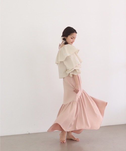 muguet（ミュゲ）の「healthy arrange cami dress（ワンピース・レディース・ブラック/ピンク/アイボリー・FREE）」の11枚目の写真