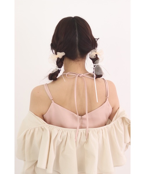 muguet（ミュゲ）の「healthy arrange cami dress（ワンピース・レディース・ブラック/ピンク/アイボリー・FREE）」の22枚目の写真