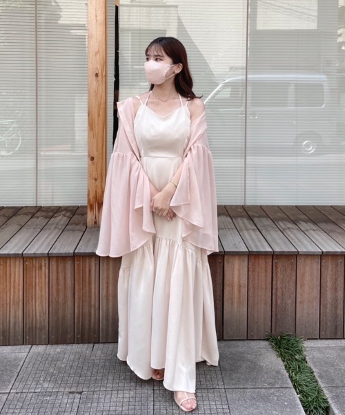 muguet（ミュゲ）の「healthy arrange cami dress（ワンピース・レディース・ブラック/ピンク/アイボリー・FREE）」の14枚目の写真