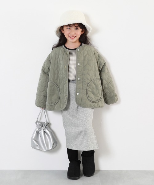 devirock(デビロック)の「RICH WARM 裏シャギー 10分丈 無地 ロングスカッツ(スカート・キッズ・モカ/ヘザーチャコール/ブラック/アイボリー/杢グレー/ネイビー系・130cm/120cm/140cm/110cm/160cm/150cm/100cm)」の12枚目の写真