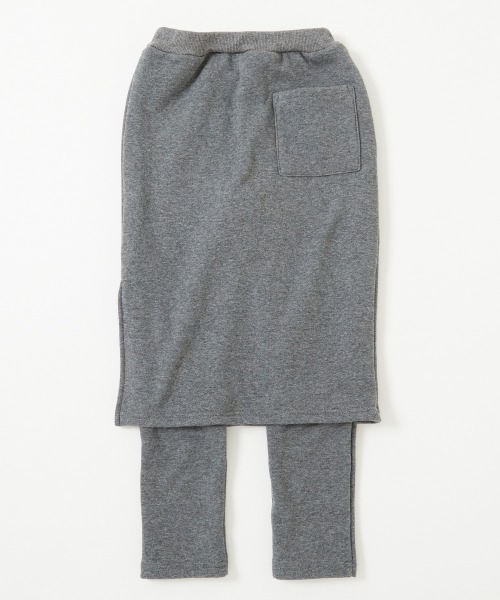 devirock(デビロック)の「RICH WARM 裏シャギー 10分丈 無地 ロングスカッツ(スカート・キッズ・モカ/ヘザーチャコール/ブラック/アイボリー/杢グレー/ネイビー系・130cm/120cm/140cm/110cm/160cm/150cm/100cm)」の21枚目の写真