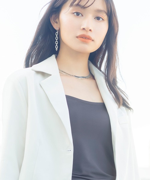 WING(ウイング)の「「シンクロブラトップ」カップ付きキャミソール(キャミソール・レディース・グレー/マスタード/グリーン・M/L)」の11枚目の写真