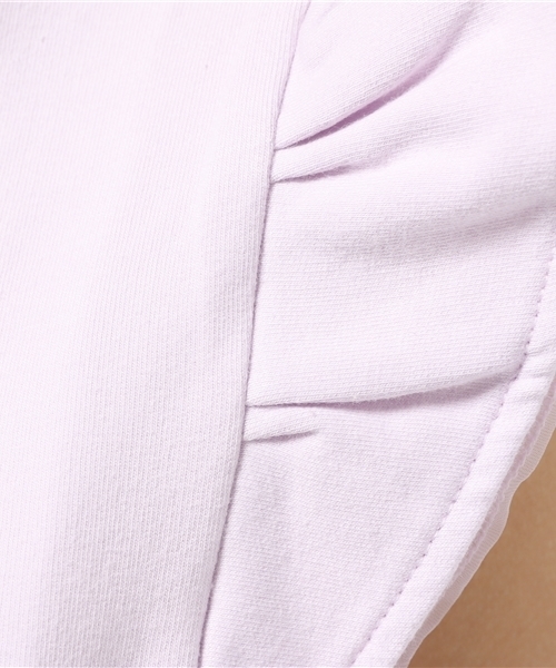 WEGO（ウィゴー）の「WEGO/フリルスリーブハートスウェット（スウェット・レディース・杢グレー/ライトパープル/オフホワイト・FREE）」の9枚目の写真