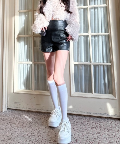 セール】センターラインレザーショートパンツ（その他パンツ