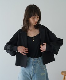 russet | 【8/23予約スタート】《qurumu》ニットジャケット(O-265)(カーディガン/ボレロ)