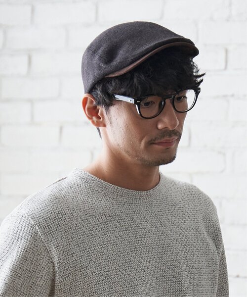 ikka(イッカ)の「ヘリンボーンハンチング(ハンチング/ベレー帽・メンズ・チャコールグレー/ダークブラウン・FREE)」の14枚目の写真