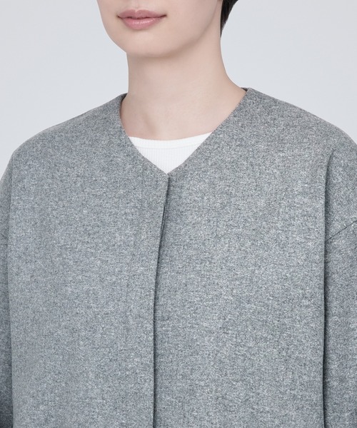 無印良品(ムジルシリョウヒン)の「ストレッチ起毛ワンピース(ワンピース・レディース・グレー/ブラック/ダークブラウン・XS/S/M/L/XL/XXL)」の14枚目の写真