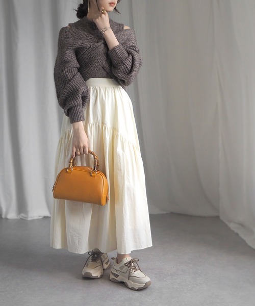 minia(ミニア)の「コンビカラー厚底スニーカー(スニーカー・レディース・ベージュ/ブラック×ホワイト・S/M/L/LL)」の21枚目の写真