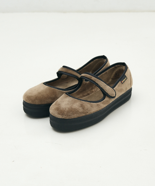 ALBEROLA(アルベローラ)の「【WEB限定】【ALBEROLA】ベルベットメリージェーン 厚底シューズ(パンプス・レディース・ブラック/ベージュ・36/37/38)」の17枚目の写真