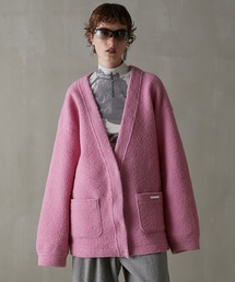 PRANK PROJECT | 【23WINTER PRE ORDER】ニードルナッピングオーバーカーディガン / Needle Napping Over Cardigan(カーディガン/ボレロ)