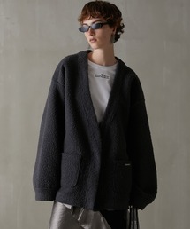 PRANK PROJECT | 【23WINTER PRE ORDER】ニードルナッピングオーバーカーディガン / Needle Napping Over Cardigan(カーディガン/ボレロ)