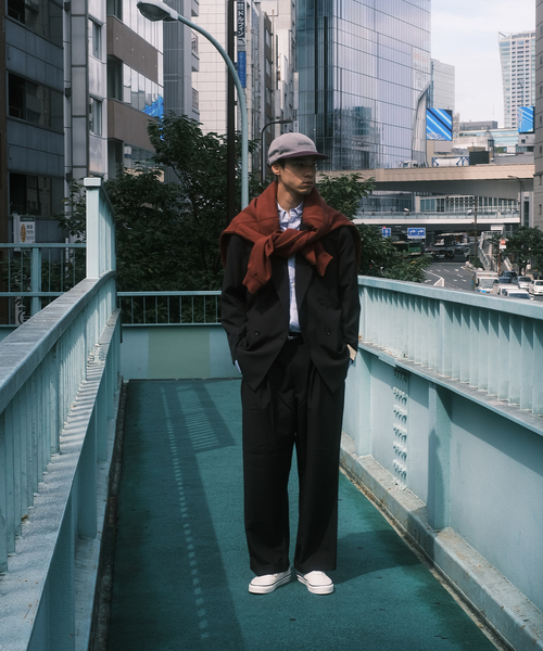 FARAH(ファーラー)の「【FARAH / ファーラー】Three Tuck Wide Pants(スラックス・メンズ・ネイビー・34/32/30)」の19枚目の写真