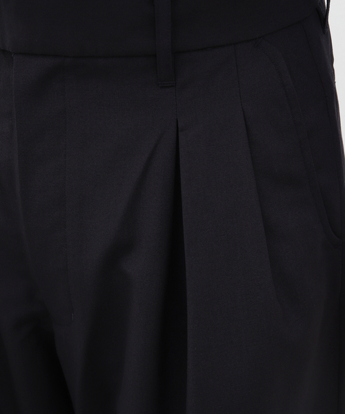FARAH(ファーラー)の「【FARAH / ファーラー】Three Tuck Wide Pants(スラックス・メンズ・ネイビー・34/32/30)」の12枚目の写真