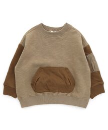 F.O.KIDS | 異素材MA-1トレーナー(スウェット)
