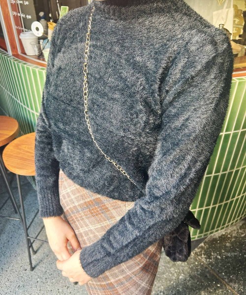 frunco(フランコ)の「【ZOZO限定】ハイネックシャギーニット(ニット/セーター・レディース・ホワイト/ピンク/ブルー/ブラック・FREE)」の17枚目の写真