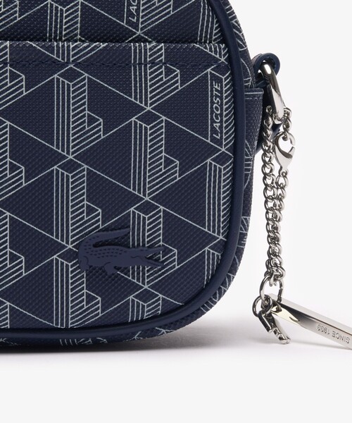 Lacoste デイリーライフ シーズナル モノグラムスリムクロスオーバ—バッグ セール】デイリーライフスタイル シーズナル モノグラムスリムクロス