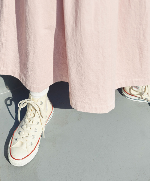 PAR ICI（パーリッシィ）の「シボコットン 切り替えスカート (セットアップ対応)（スカート・レディース・その他/チャコールグレー/ピンク・FREE）」の12枚目の写真