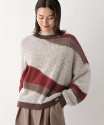 LEPSIM | 7ゲージフェザーアート柄プルオーバー　983139(ニット/セーター)