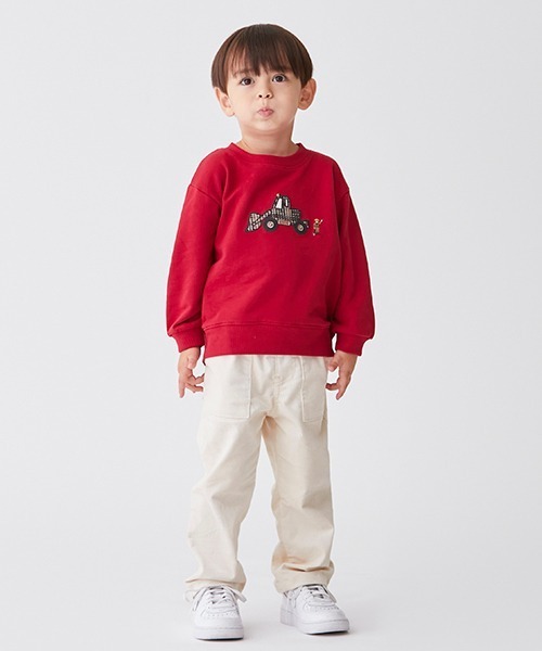 petit main（プティマイン）の「コーデュロイテーパードパンツ（その他パンツ・キッズ・ダークグリーン/ベージュ/ブラック/キナリ・110cm/120cm/80ｃｍ/90cm/100cm/130cm）」の11枚目の写真