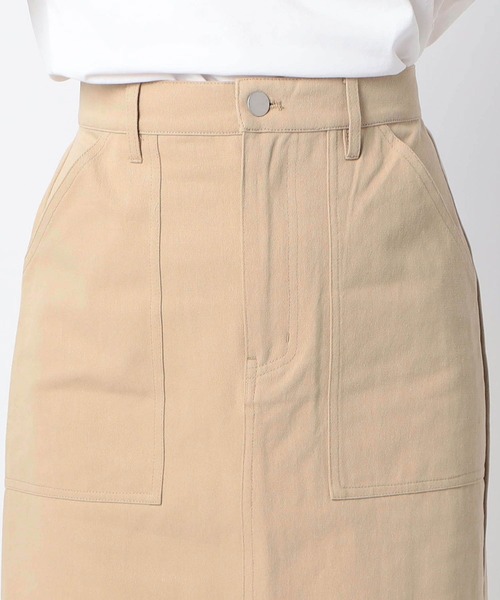 Grand PARK（グランドパーク）の「ロング丈ベイカースカート（スカート・レディース・ベージュ/ネイビー/カーキ・FREE）」の18枚目の写真