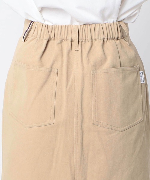 Grand PARK（グランドパーク）の「ロング丈ベイカースカート（スカート・レディース・ベージュ/ネイビー/カーキ・FREE）」の6枚目の写真