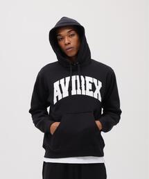 【DAILY/デイリー】PULLOVER SWEAT PARKA LOGO / プルオーバー スウェット パーカー ロゴ / AVIREX / アヴィレックス