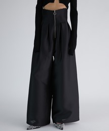 PRANK PROJECT | 【24SPRING PRE ORDER】フロントジップタックワイドパンツ / Front  Zip Tack Wide Pants(その他パンツ)