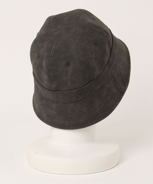 SUBLIME（サブライム）の「【SUBLIME / サブライム】フェイクレザー セーラーハット キャンプ アウトドア ユニセックス 大人カジュアル（ハット・レディース・キャメル/カーキ/グレー・FREE）」の13枚目の写真